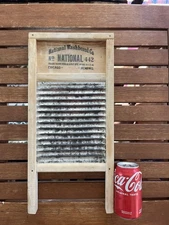 Vintage National Washboard Co. No 442 "Midget" Washboard, 18"