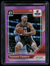 2024-25 Donruss Optic #113 Toumani Camara Hyper Pink