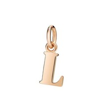Ciondolo Dodo Lettera L DLET9/L Charms oro rosa 9 kt Nuovo DMB2015_LETLL_0009R