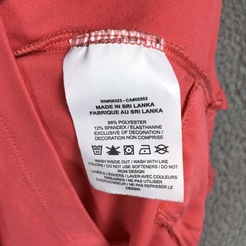 Nike Trail Dri-Fit 1/4 Zip Pullover Shirt 2XL Long Sleeve Coral Red Running Top - Picture 9 of 12