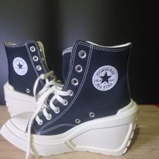 Converse Chuck 70 De Luxe Zeppa Nera Donna Taglia 5 1/2