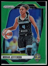 Moriah Jefferson 2024 Panini Prizm WNBA Green Prizm # 131 Chicago Sky