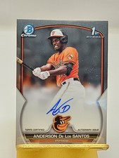 2023 Bowman Chrome Bowman 1st Autograph Anderson De Los Santos #CPA-ADS Orioles 