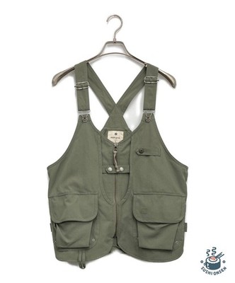 Snow peak TAKIBI Ripstop Vest Size: M Gray Men JK-24AU106