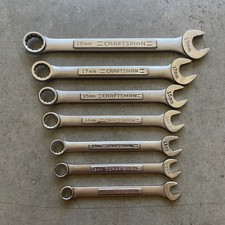 Craftsman Metric Usa Forged Va Series 11mm-19mm 7 Pc Set 12 Point Wrenches