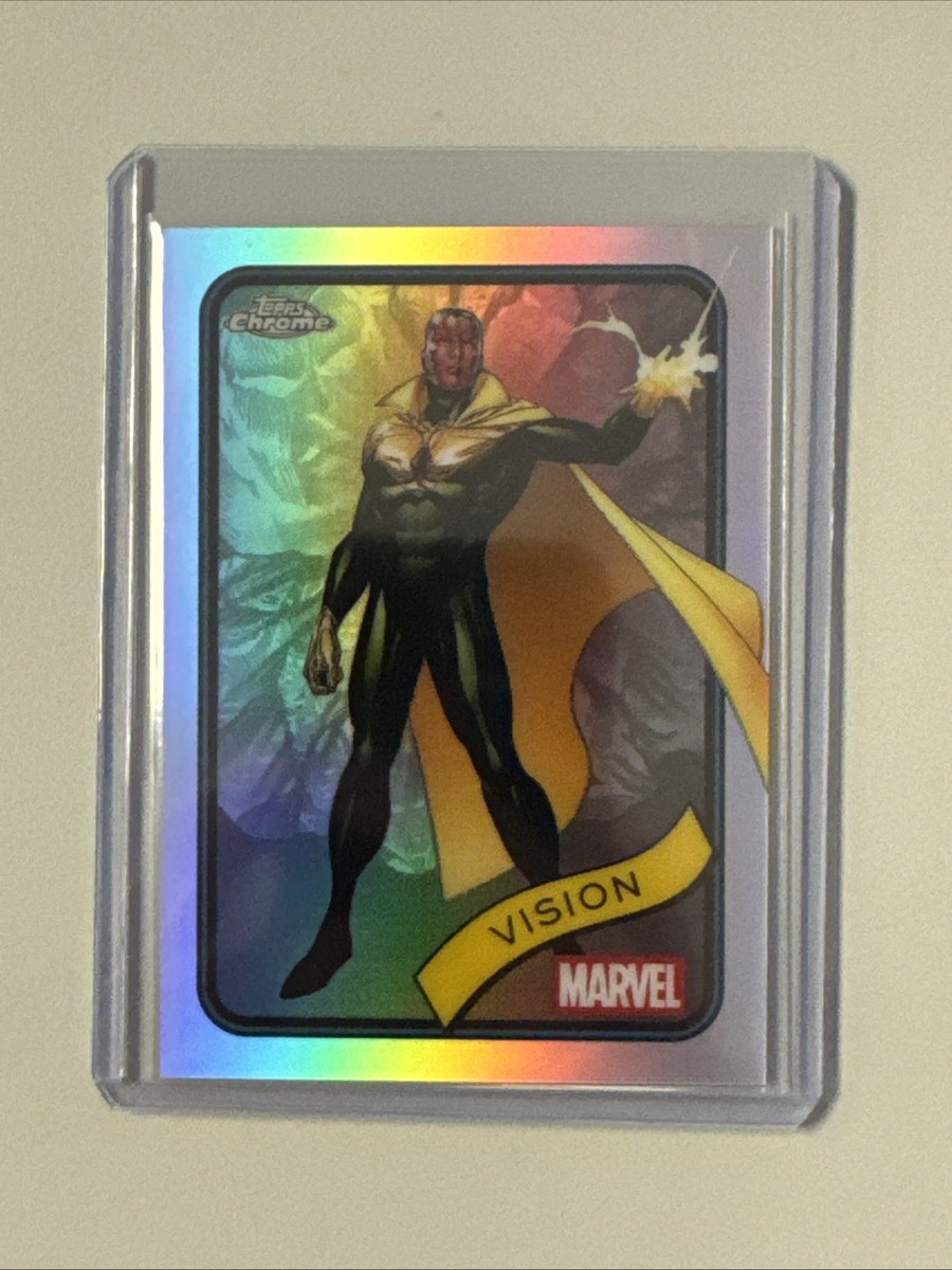 2025 Topps Chrome Marvel Vision Refractor | eBay