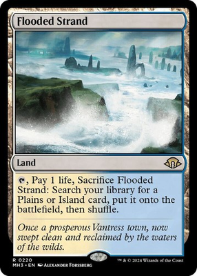 #ad Flooded Strand MH3 MTG NM #220 $16.75