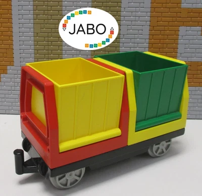 (M12/3) Lego Duplo wagon de marchandises / remorque train train train - Photo 1/3