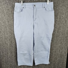 Gloria Vanderbilt Capri Women 14 Amanda Blue Slimming Effect DGVB4239-VBL EUC