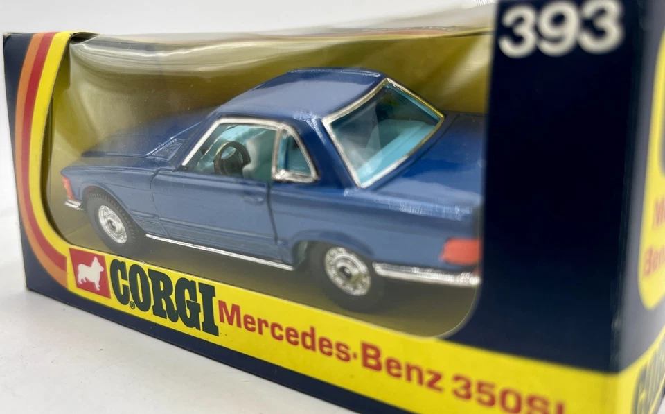 MERCEDES-BENZ 300SL bleu métallisé - CORGI 393 - 1973 - Neuf - Photo 3/4