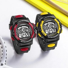 Kids Digital Electronic Waterproof Watch Sports LED Watches Children Boys Girls