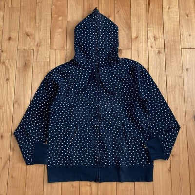 BAPE Sta Logo Full Zip Hoodie Navy a bathing ape star NIGO Size L