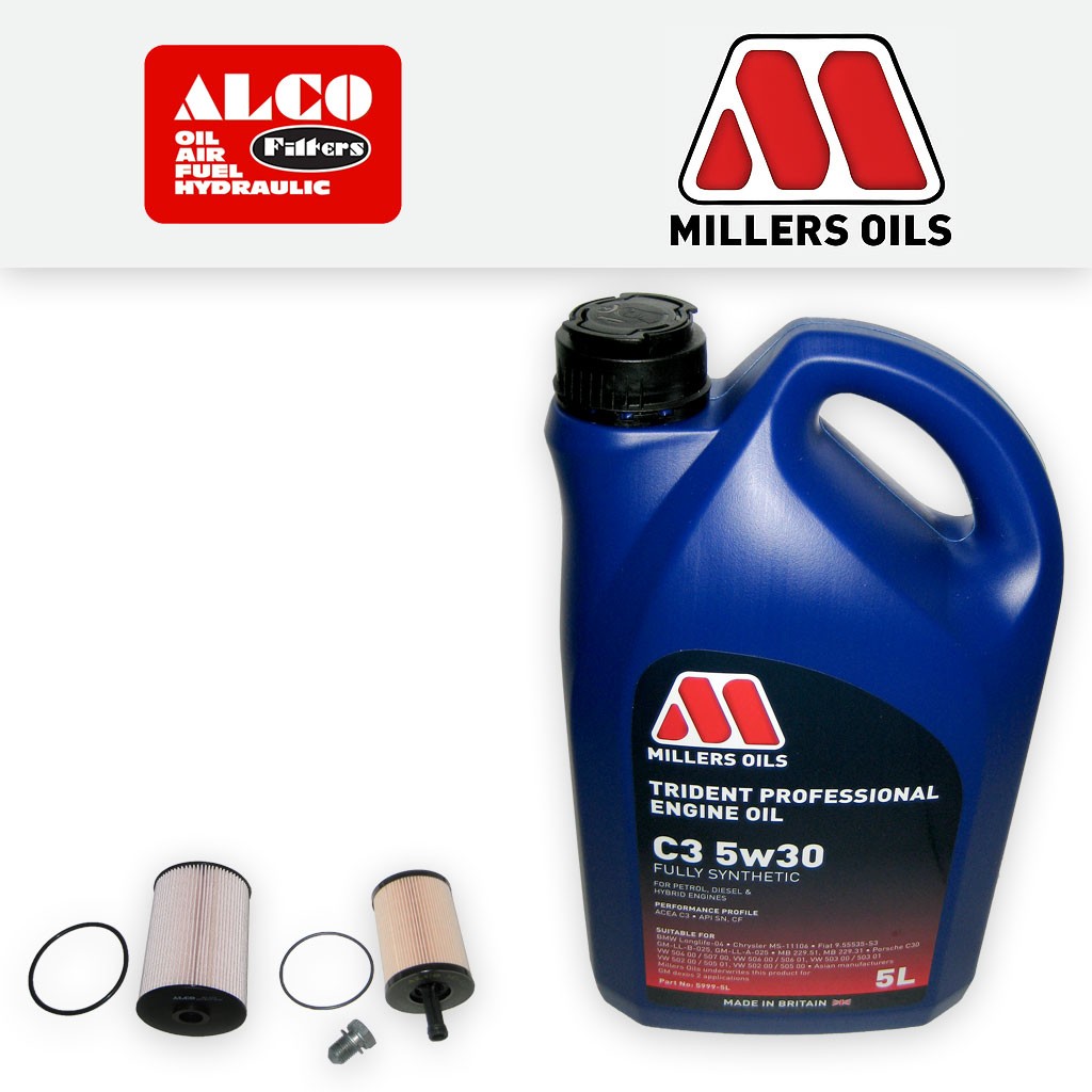 SERVICE KIT for VW JETTA (1K) 1.9 TDI 8V OIL FUEL FILTERS +OIL (2006-2008)