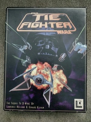 Star Wars: TIE Fighter PC Big Box (DOS, 1994) Floppy Disk Lucas Arts 3.5