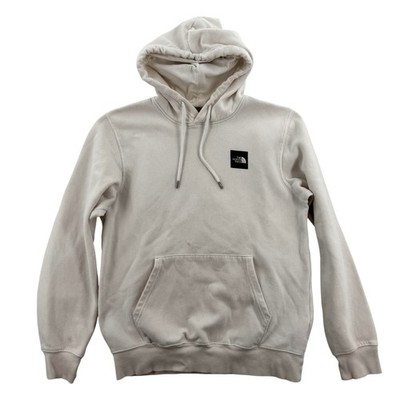 The North Face Hoodie Mens Medium Off White Pullover Back Graphic The Blue Kazoo