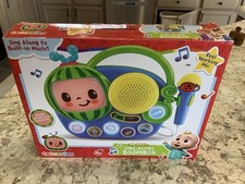 Cocomelon My First Sing-Along Boombox w/ Working Microphone  Built In Music-New