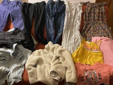 Girls Size Age 8-10 Clothing Bundle Job Lot 11 Mixed Items Jumpsuit Trousers Etc