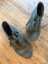 No Bull High Top Trainer Men 9 Women 10.5 Dark Green Leather