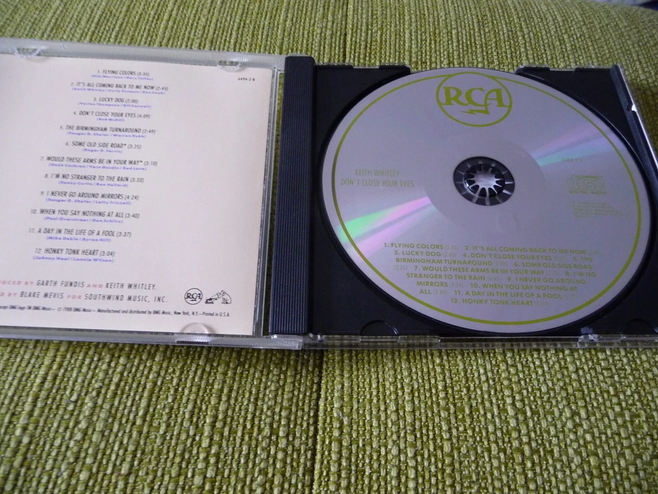 Dont Close Your Eyes - Keith Whitley CD aus Sammlung Flying Colors Lucky Dog - Bild 2 von 3