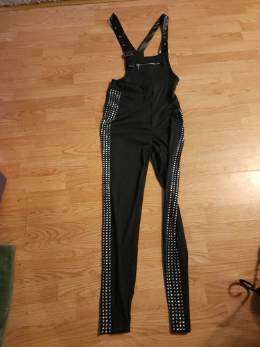 Free People Movement Size Small Black Chicme Piece Jumpsuit Jems