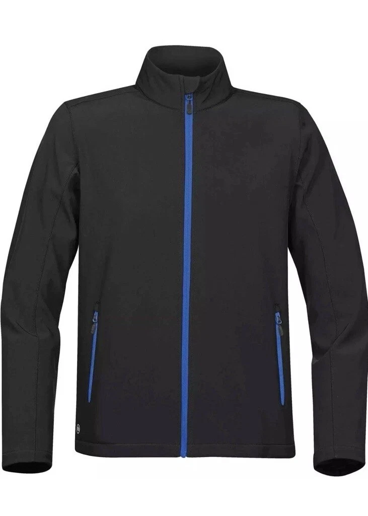 Storm Tech KSB-1 Men’s Soft Shell XXL Orbiter Jacket Blue Black NWT