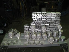 Lead Ingots 10lbs Plus-- Cleaned--- Fishing Weights or Bullet Castings