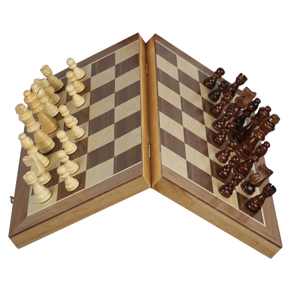 Chess Armory 15 Magnetic Chess Set with Felted Game Board Interior fo