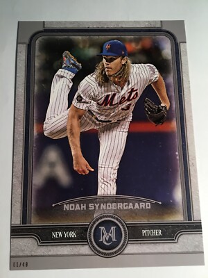 2019 Topps Museum Collection Jumbo 5x7 Noah Syndergaard Mets 53 06/49