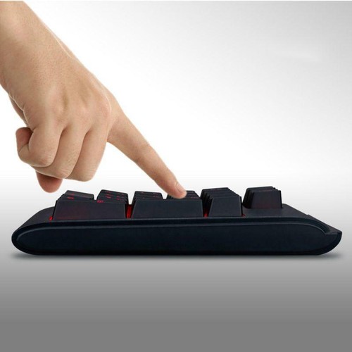 Three Colors RGB Backlit USB Wired Keyboard Waterproof Number Pad - Photo 7/11