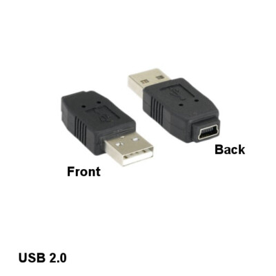 KNTK USB 2.0 Type A Male to Mini B 5Pin Female Adapter Printer Keyboard PC Data