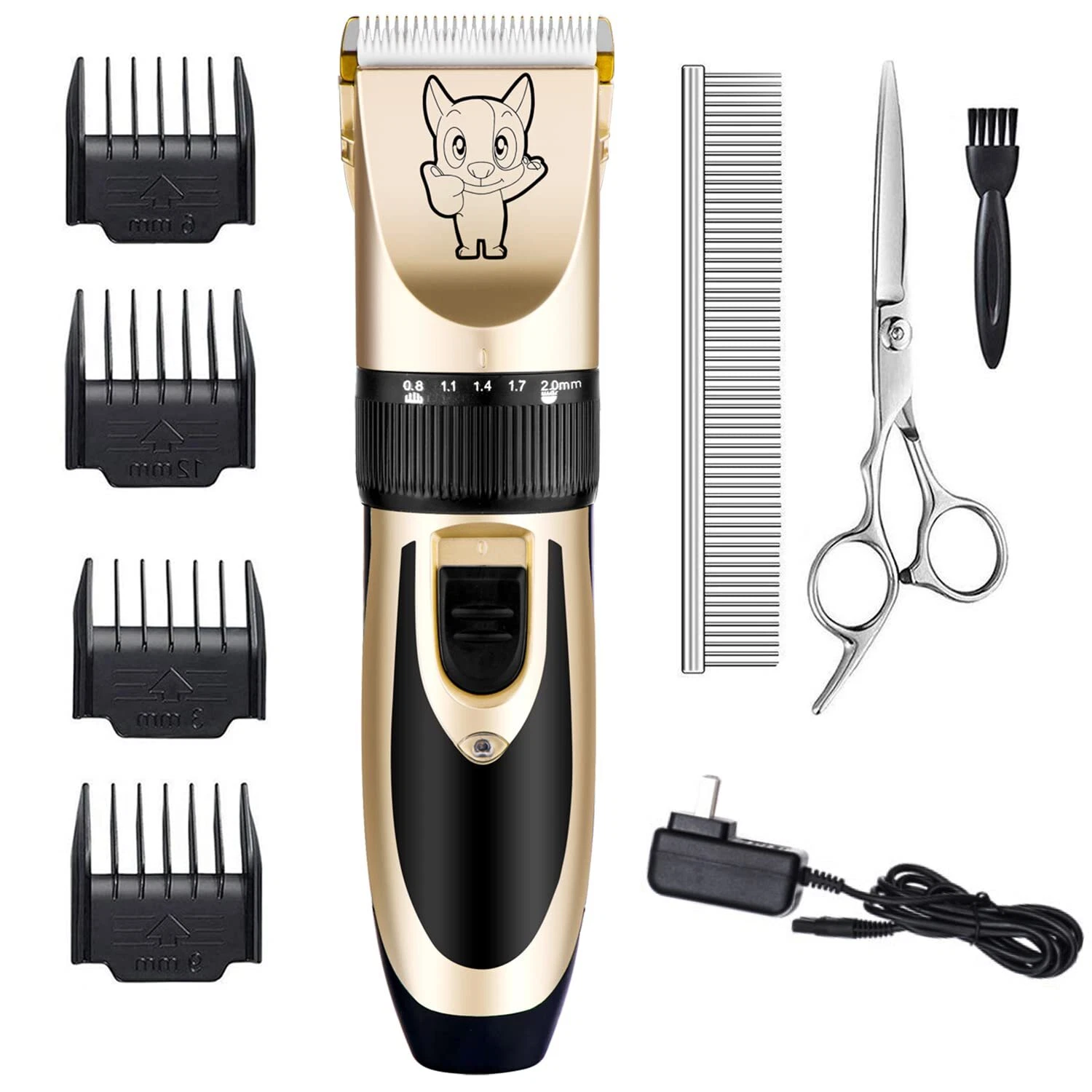 Dog Clippers Professional Cat Pet Grooming Kit Quiet Hair Trimmer Shaver Set
Opens in a new window o