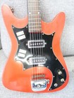 Red Truetone electric guitar K300 1960's — photo 2