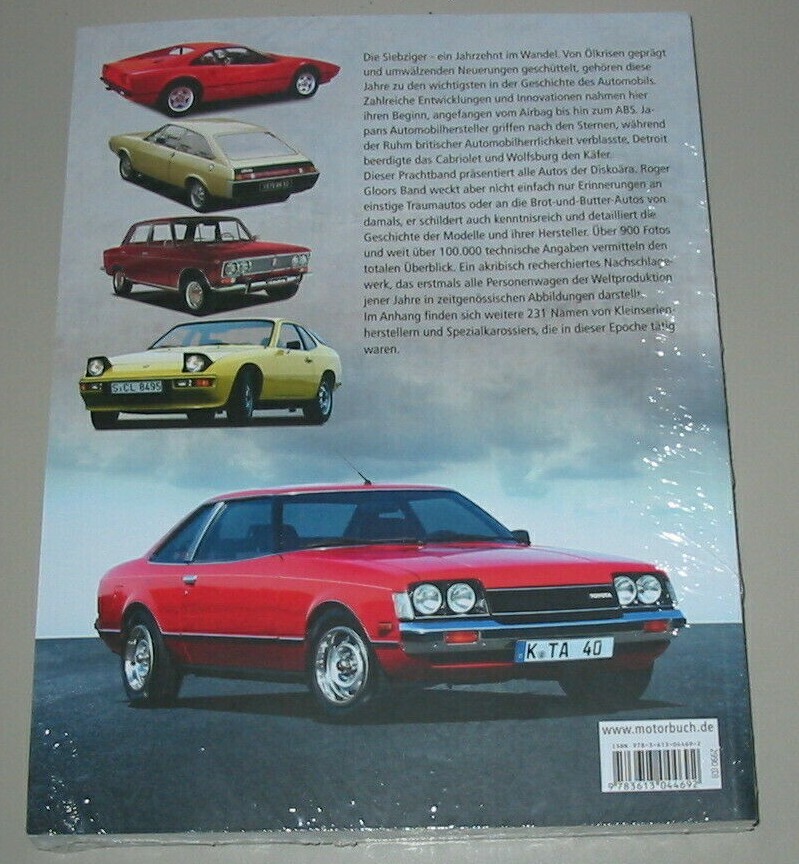 Thumbnail - Bildband Alle Autos Der 70er Jahre - 224 Pkw Marken Aus 40 Ländern