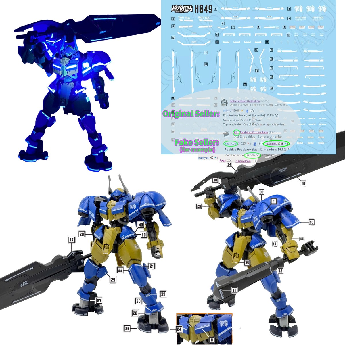 Bandai Hobby Gundam IBO #31 Helmwige Reincar – Modellistico HG 1/144, Kit Di Montaggio - 4