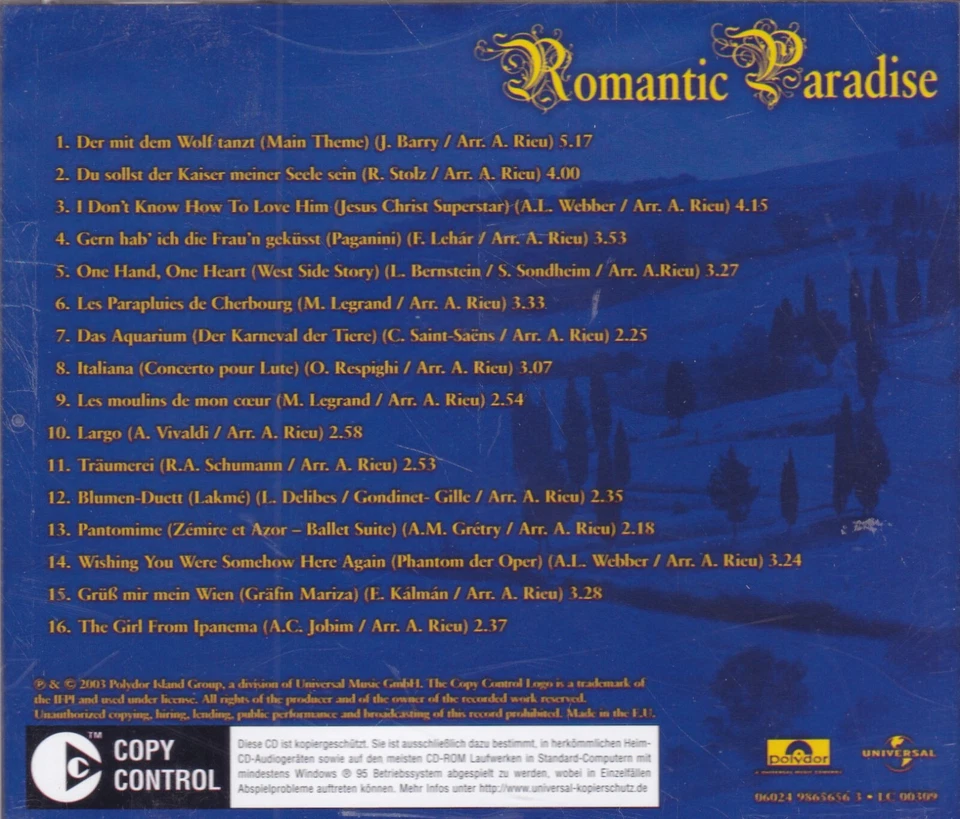 André Rieu - Romantic Paradise Volume 2 - Bild 2 von 3