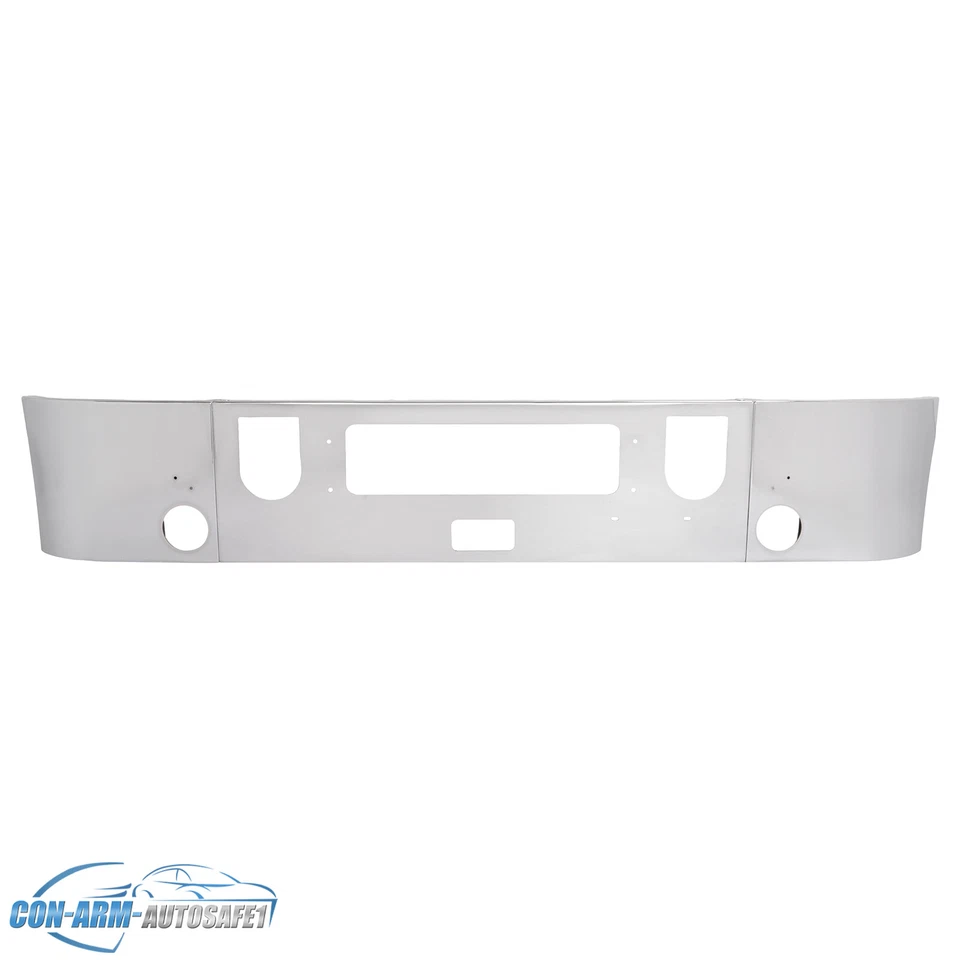 Chrome Front Bumper W/Fog Light Holes&Bumper Bracket For Mack CHU Pinnacle 2008+ Foto 2 de 4