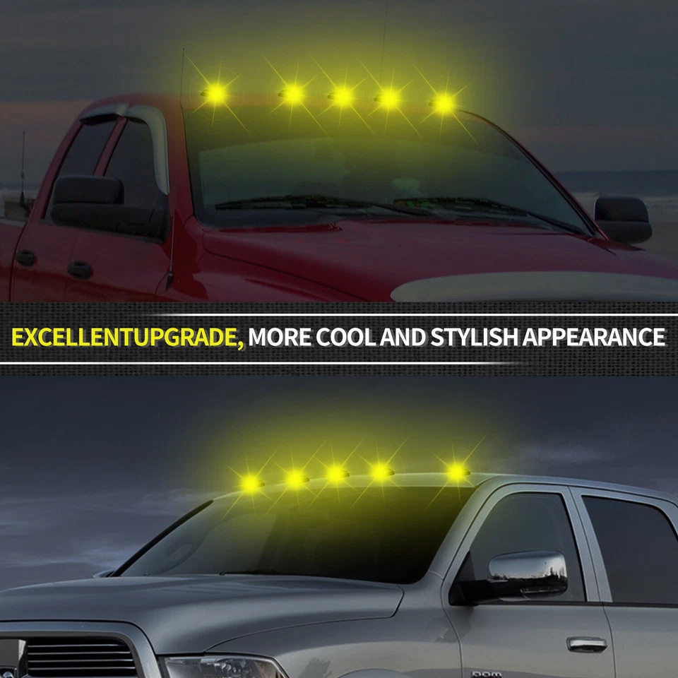 Carcasa de luz de circulación marcador de techo de cabina OEM para Dodge Ram 1500 2500 3500 2003-2018 Foto 2 de 4