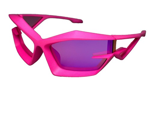 Givenchy - GV 7013 Acetate Mask Visor Sunglasses - Palladium/Blue Mirror - New Givenchy - GV 7013 Acetate Mask Visor Sunglasses - Palladium  main image 4