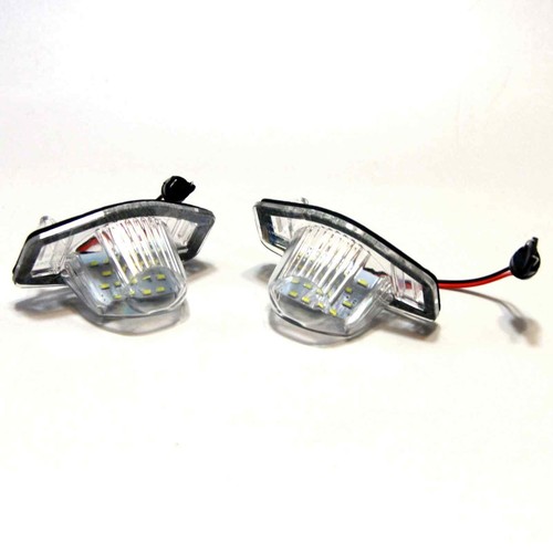 2X LED License Plate Light Red DRL Tube For Chevy Silverado GMC Sierra 1500 2500