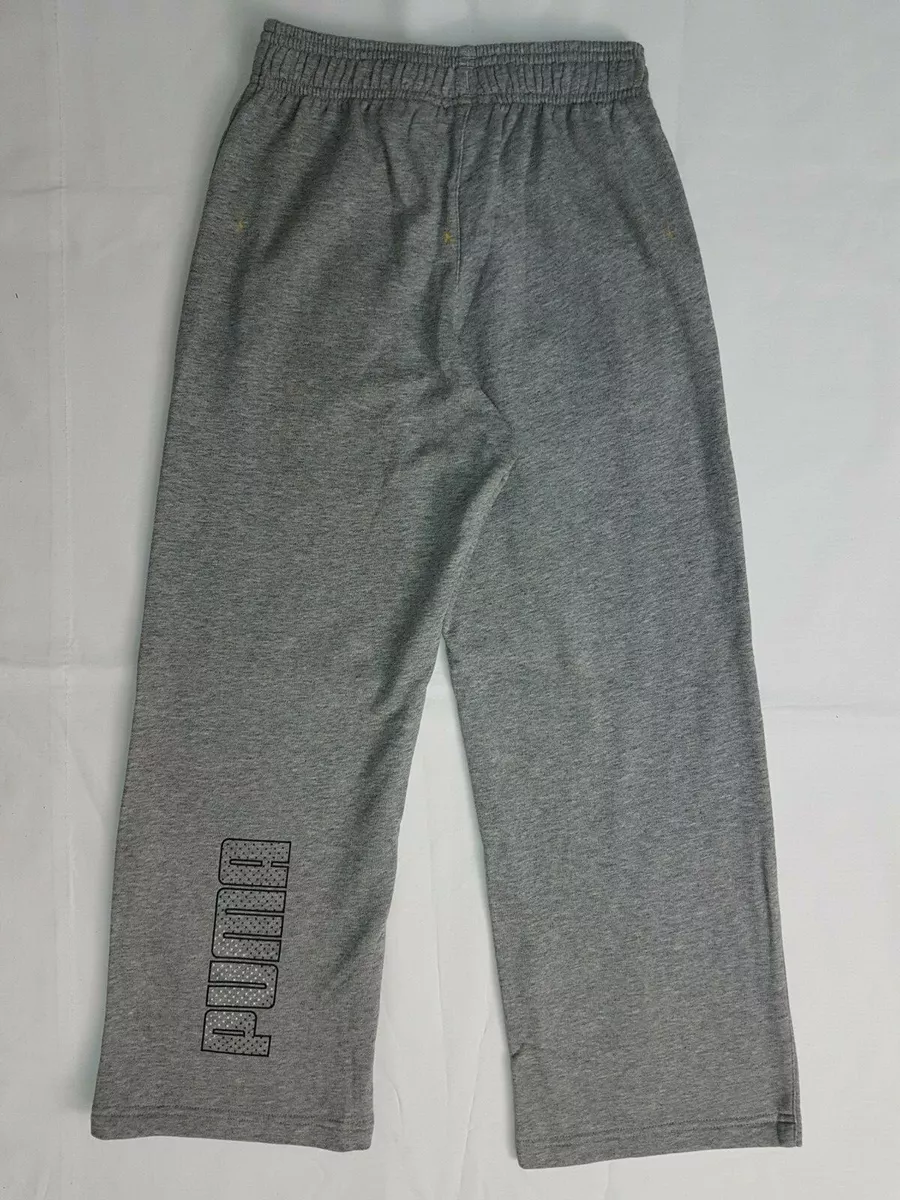 Puma grey 2024 tracksuit bottoms