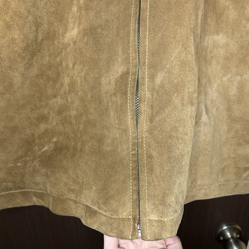 Vintage Wilson Leather Pelle Studio Bomber Jacket Tan Suede Mens 2XL XXL - Picture 7 of 18