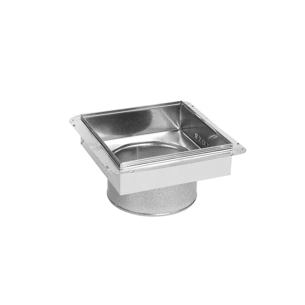 10 In. X 10 In. To 8 In. Ceiling Register Box