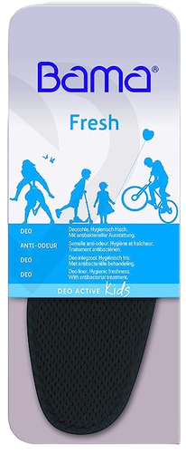 3 Paires De Semelles Bama Fresh Deo Active Kids – Anti-odeurs, Anti-transpiration, Pour Des Pieds Au Sec Toute La Journée !