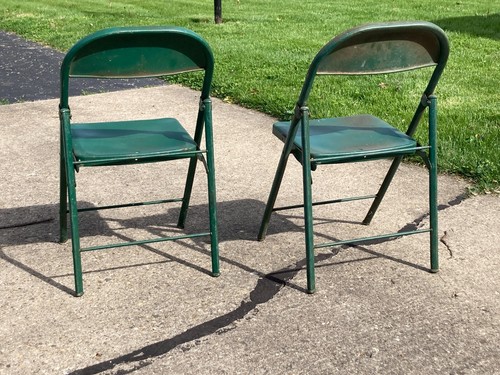 2er Set Original Indy 500 Metall Klappstühle - Bild 2 von 9