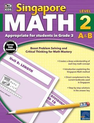 Singapore Math, Grade 2 by Thinking Kids (2015, Trade Paperback)