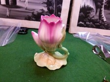 Vintage Ceramic Small Tulip Posy Vase, Free Delivery