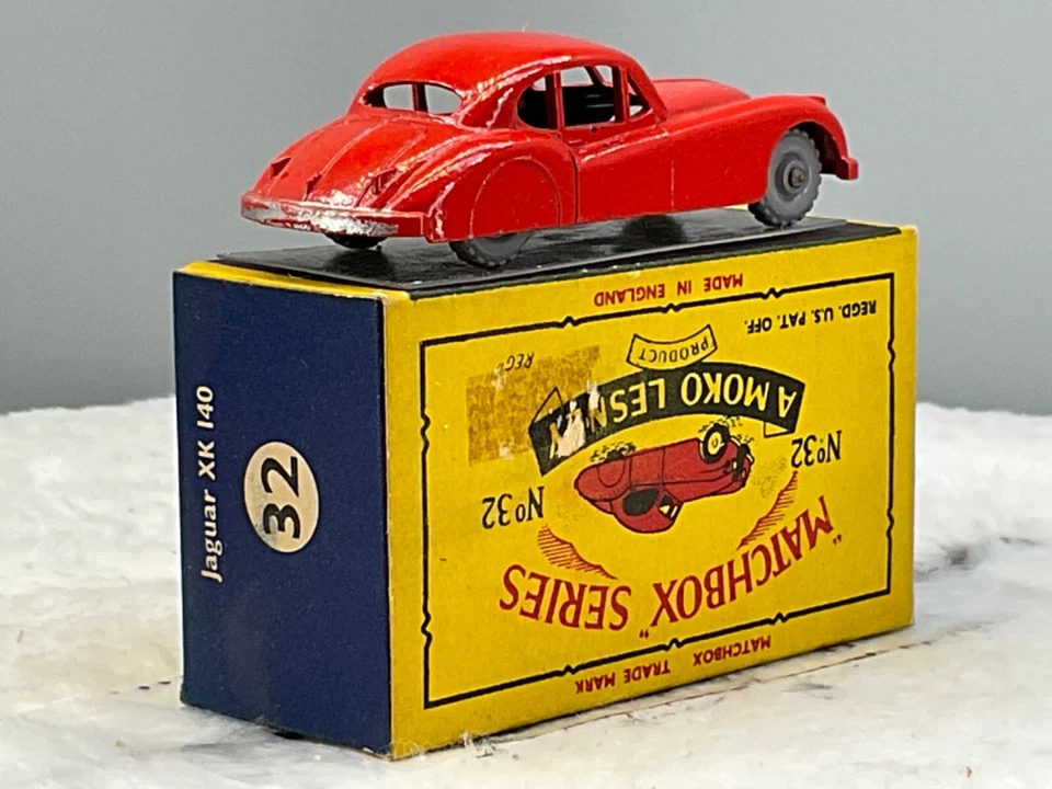Matchbox lesney#32A Jaguar XK120 coupe,1957N,Mint,  origin,B5 box,N.O.S - Image 3 of 4