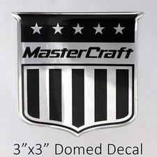 MasterCraft Shield Decal 3"  Black