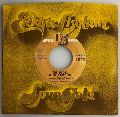 The Doors / Hello, I Love You & Touch Me / 80s 45rpm / NM!
