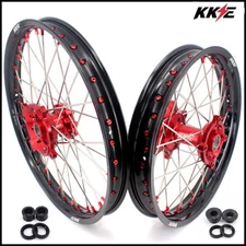 KKE 21/18 Rims OEM Size For Honda XR650L 1993-2025 Enduro Wheels CNC Hubs Spoked